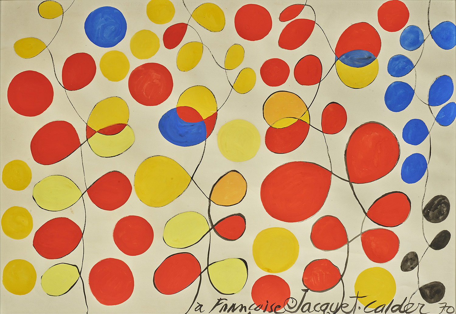 カルダー Alexander Calder 刷り込みサイン Alexander Calder - Sans Titre, 1970 - Jody Klotz Fine Art